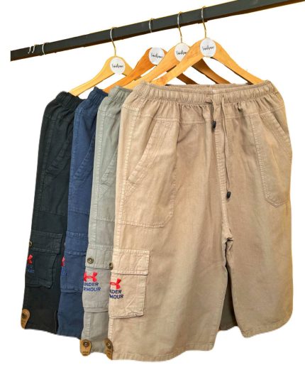 شلوارک نخی ساده